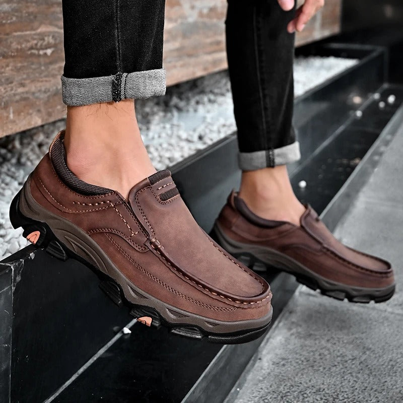 Stoneford™ Slip-On Leather Shoes