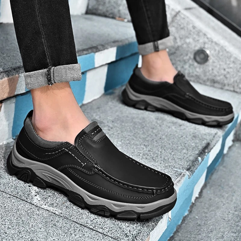 Stoneford™ Slip-On Leather Shoes