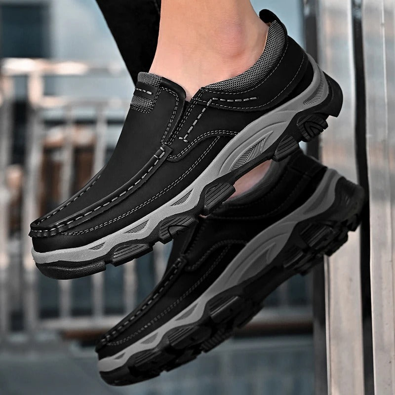 Stoneford™ Slip-On Leather Shoes