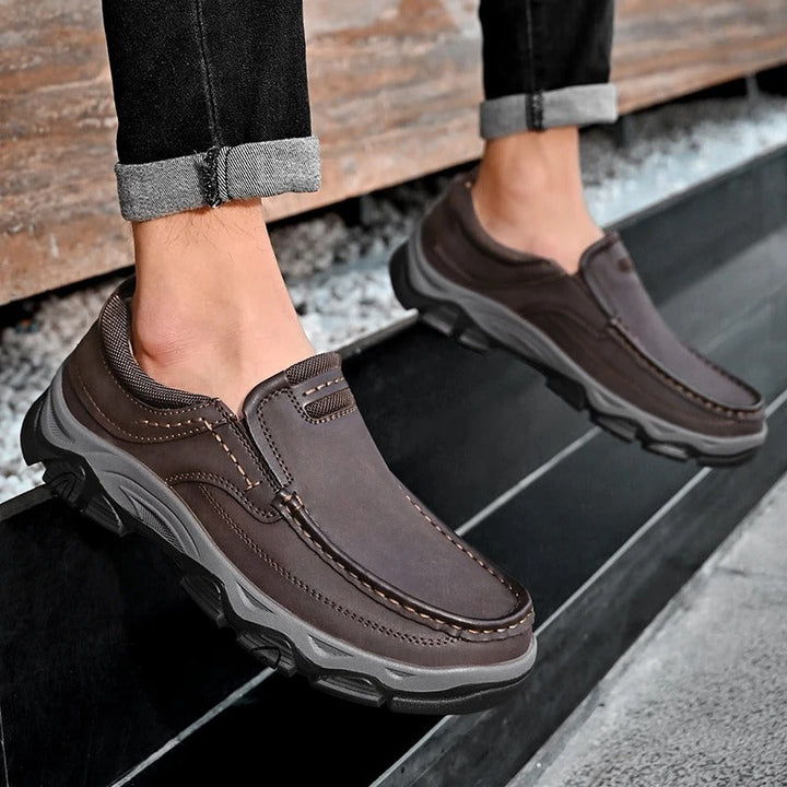 Stoneford™ Slip-On Leather Shoes